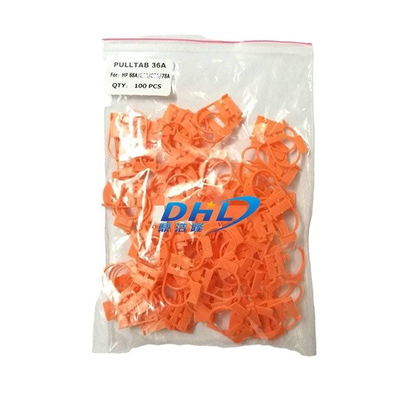 Toner Cartridge Parts Orange Pull Tab Compatible For 436a 278a 285a 388a